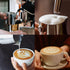 Milk Frothing Pitcher, Thicker Version 20oz Stainless Steel Steaming Pitchers, Barista Tools with Decorating Pen