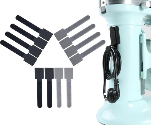 Stick On Cord Holder for Kitchen Appliances, Upgraded Cord Organizer and Bundler for Countertop Storage