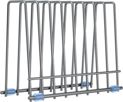 IDEATECH Reusable Silicone Bags Rack, Drying Rack for Storage Bags, Stainless Stand for Freezer Bags (Grey)