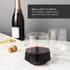 Viski Raye Faceted Crystal Wine Glasses - Set of 2, No-Lead Premium Crystal Clear Glass, Modern Stemless, 20 oz