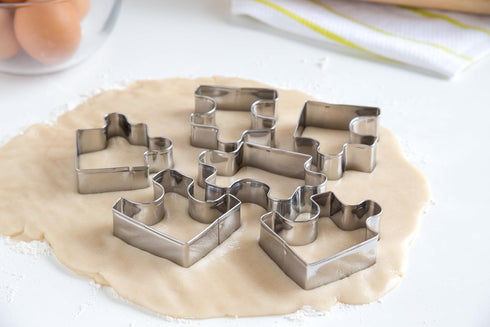 Fox Run Cookie Cutter Set, Puzzle Pieces