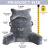 SLIGUY Reading Pillow-Bed Rest Pillow with Detachable Neck Roll & Support Arm for Sitting in Bed Couch
