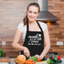Funny Aprons for Women - Kitchen Chef Cooking Baking BBQ Grill Aprons with 2 Pockets