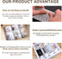 Adjustable Drawer Divider DIY Storage Organizer for Tidying Clutter in Kitchen, Bathroom, Bedroom, and Office