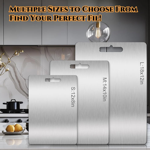 HayBaroda Titanium Cutting Board Pure Cutting Board for Kitchen Food-Grade Chopping Board for Meat, Vegetables