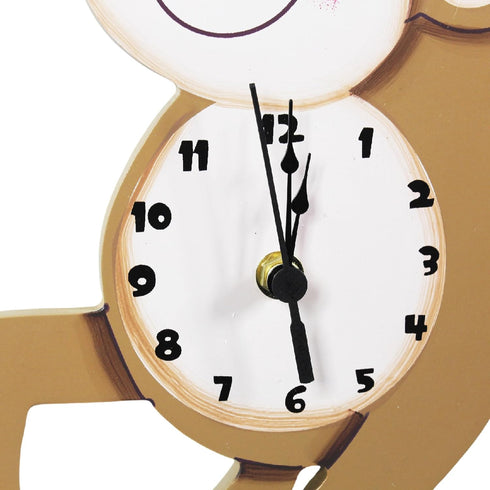 Fantasy Fields Sunny Safari Nursery Clock, Decorative Silent Non-Ticking Kids Wall Clock for Classrooms, Kids Bedrooms