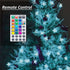 20ft, 40 Solhice Star String Lights Battery Operated Color Changing LEDs Fairy Lights, Hanging Twinkle Lights