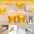 3D 10ft 15 Summer Beer Mug String Lights St Patrick's Day Decor, LED with Remote Control USB & Battery Powered for Bar