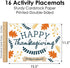 Set 16 (Pack 2) Big Dot of Happiness Happy Thanksgiving Games, Paper Fall Harvest Party Coloring Sheets, Thanksgiving