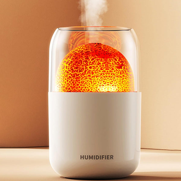 Portable Mini Humidifier, 300ml Small Cool Mist USB Personal Desktop Humidifier for Baby Bedroom Travel Office, Super