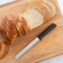6" Bread Knife (W236) by Rada Cutlery, Stainless Steel Hollow Ground Serrated Blade, Black Handle, Made in USA