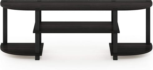 Furinno Turn-S-Tube Wide TV Entertainment Center, Espresso/Black