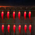Egcol 13.6FT Chili Pepper String Lights with 37 Mini Red Chili Lights(2 Spare),Chili