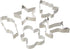 Tovolo Christmas Cookie Cutters, Steel Set of 5 for Holiday Baking Supplies
