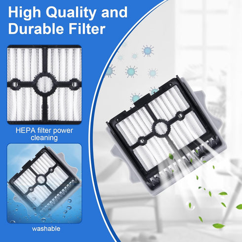 Fixbetter S6/S7 Ultra/S7 Steam/i6 Stretch/i5 Stretch/S9 steam/S9 Roller Brush and HEPA Filter for Tineco Floor One