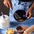 2 Pcs Ball Whisk Set, Stainless Steel Whisk with Ergonomic Handle, 10 Ball Head, Compact 12 & 10 for Stirring