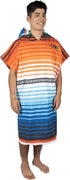 COR Surf Poncho Changing Towel Robe with Hood and Front Pocket | Thick Quick Dry Microfiber Wetsuit Poncho Towel