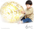 36 Inch Jumbo Confetti Balloons, Giant Latex Balloon with Gold Confetti, Pkg/6 for Party/Birthdays/Wedding/Festivals