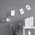 GBYAN Wall Grid Panel Accessories, Wire Grid Baskets Shelf Organizer for Wire Board, White