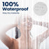 downluxe Waterproof Clear Shower Curtain Liner, PEVA Lightweight Plastic with 3 Magnets, 72" x 72", Clear