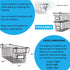 Granrosi Large Stackable Wire Baskets for Organizing, Set of 2 Snack & Chips Organizer for Pantry, Bronze Wire Baskets