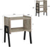 Set 2, TB01BG039 TUTOTAK Nightstnd, of Stackable End Tables, Side Table, Bedside Tables with Open Storage Shelf