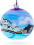 Blue Lagoon Iceland Glass Ball Christmas Ornament, 4 Inches