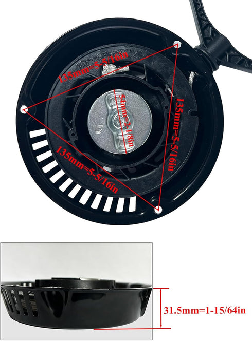 YAMAKATO 751-12418 951-12408 Pull Start for Troy Bilt MTD Craftsman Yard Machines Cub Cadet 208CC Tiller