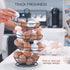 Countertop, 3 Dozen Fresh Egg Holder Egg Skelter, Spiral Egg Holder with Storage Basket, Chicken Egg Holder, Large