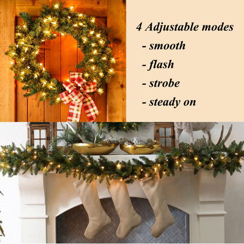 soltuus 3 Pack 10ft 30 4 Rechargeable Fairy Lights LED, Modes Battery Copper Wire String Light, Micro Firefly Starry