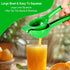 TEZZ Lemon Squeezer - Premium Large Handheld Lime Juicer, Metal Citrus Press Bar Tool, Green