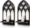 Gothic Sconces Wall Decor Set of 2, Arched Church Wall Sconces Decorative