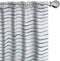 Ambesonne Harbour Stripe Window Curtains, 2-Panel Set with Rod Pocket, Abstract Nautical Ocean Design, 28" x 63" Blue