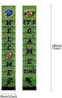 Football Party Banner Decorations 71" x 12" Welcome Sign for American Football Theme Birthday Shower