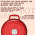 5 Enameled Cast Iron Dutch Oven - Quart, Exclusive Designed Crab Lid, Oversized Knob, for Bread Baking Braiser Cooking