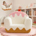 OUOZZZ Toddler Chair for Ages 16, Soft Sherpa Kids Sofa with Book