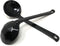 ASIAN HOME Black Melamine Long Handle Spoons for Ramen, Soup, Hot Pot, Mixing, Stirring, 8.25 Inches (2 Spoons)