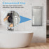 Hanging Laundry Hamper Bag, Space Saving Over the Door Storage for Dirty Clothes, Washable Organizer for Small Rooms