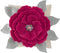 JWH Iris Flower Throw Pillow Cover Decorative 3D Floral Accent Pillow Case
