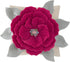 JWH Iris Flower Throw Pillow Cover Decorative 3D Floral Accent Pillow Case
