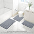 Arotive Ultra Soft Memory Foam Bathroom Rug Mat 30x20, Absorbent Machine Wash Dry Bath Mat, Dark Grey