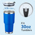 30oz Tumbler Lids, Replacement Lids for 30oz Yeti Tumbler, Ozark Trail, 2 Pack Spill Proof Lids, Dark Purple