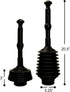 Master Plunger MP100-3 Heavy Duty Toilet Plunger, Clears Toilets, Kitchen Sinks, Fast with Air Relief Valve