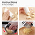 EYBDYB SetPremium Innovative Rocking Garlic Press Stainless Steel Garlic Crusher with Ergonomic Handle,Includes Garlic