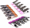 Stainless Steel Clothes Pins, 30 Packs Metal Beach Towel Clips, Heavy Duty Close Pins for Hanging Towel Clamp
