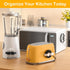 Cord Organizer for Kitchen Appliances, 6 Pack Adhesive Cord Holder, Small Kitchen Gadgets, Black Kitchen Accessories