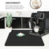 Super Absorbent Dish Drying Mat: 16x12 Non-Slip Water Absorbent Mat for Kitchen Counter, Easy to Clean (Black)
