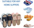 8 Set 2 Lavezee Wall Hanging Shoe Rack Organizer Pairs Sandals Slippers, of Silver Metal Mounted Shoe Storage Holder