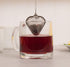 HIC Heart Shaped Loose Tea Leaf Strainer and Herbal Infuser, 18/8 Stainless Steel, Mesh Tea Ball, 2.5-Inch by HIC Kitchen