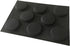 Bluedrop Silicone Hamburger Bread Forms, Perforated Bakery Molds, Non Stick Baking Sheets Fit Half Pan Size